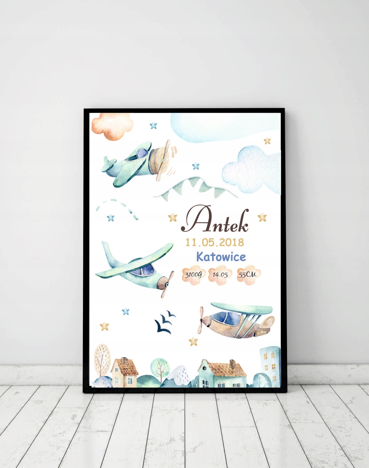 

Metryczka dla chłopców podniebne loty