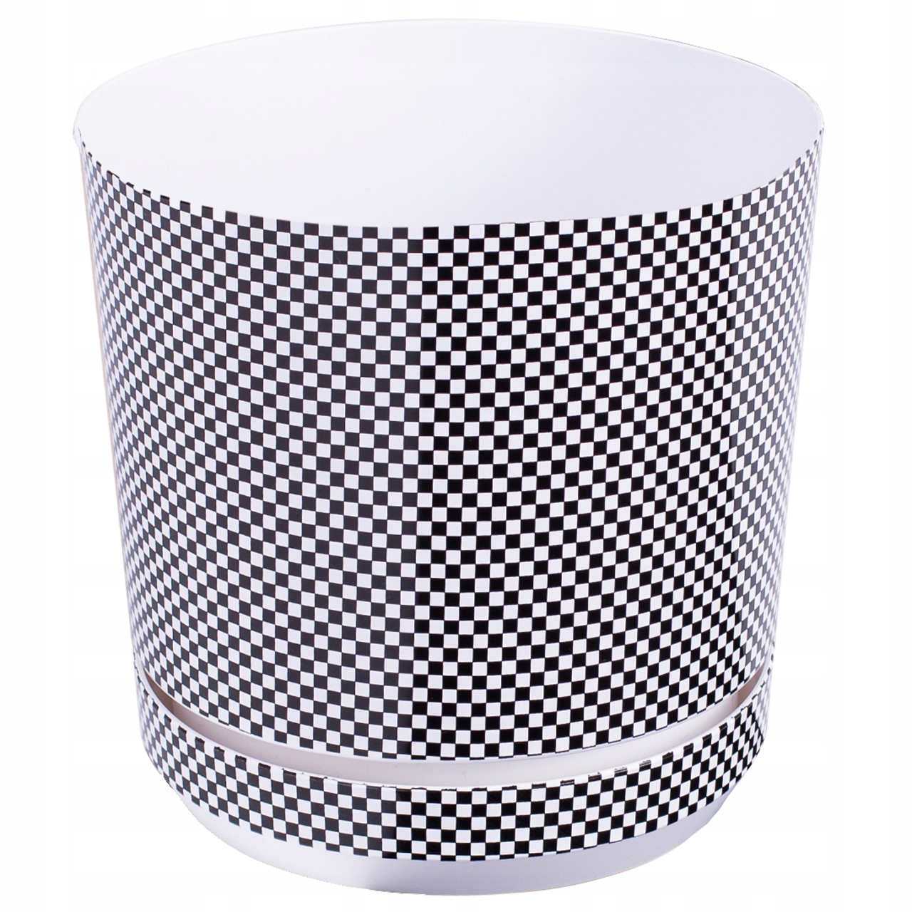 Doniczka DEKOR śr. 12 cm kolor kratka