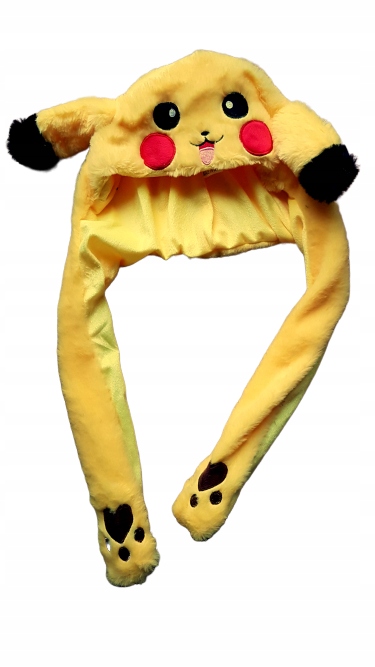 Czapka Uszy Pokemon Pikaczu Pikachu świeci ruch Rozmiar uniwersalny