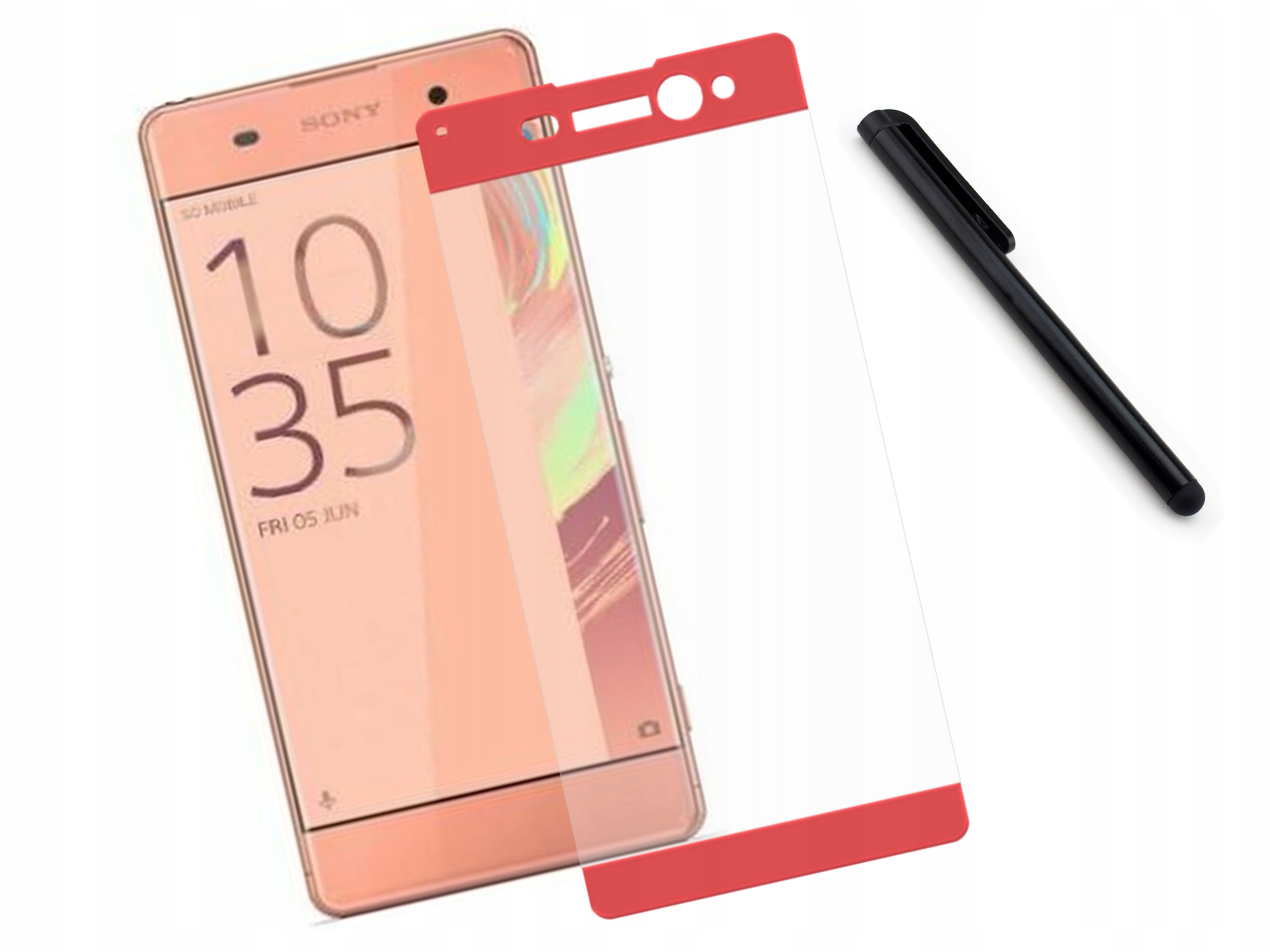 

Szkło hartowane 3D 9H Sony Xperia Xa Ultra Różowe
