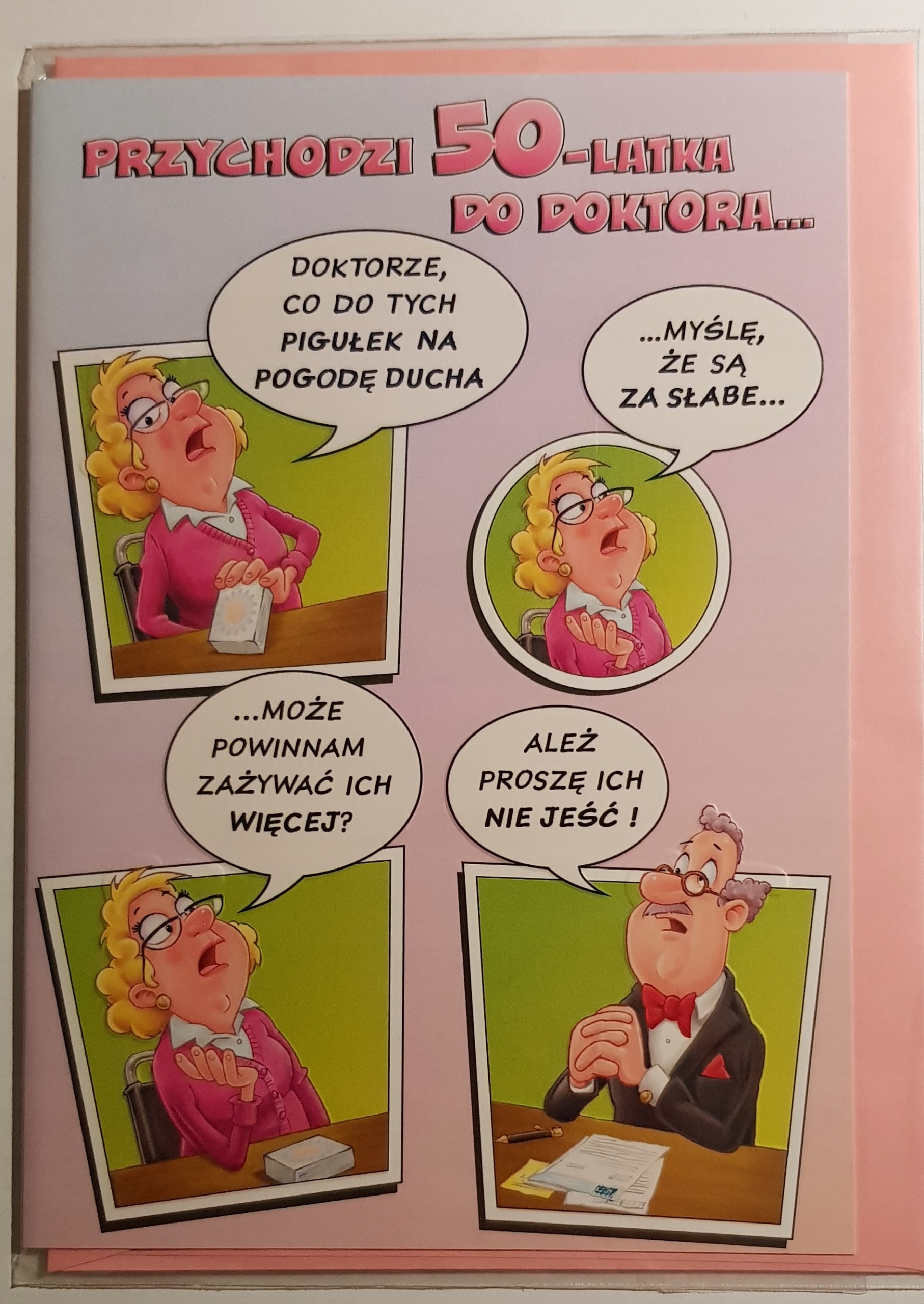 

kartka urodzinowa na 50 lat