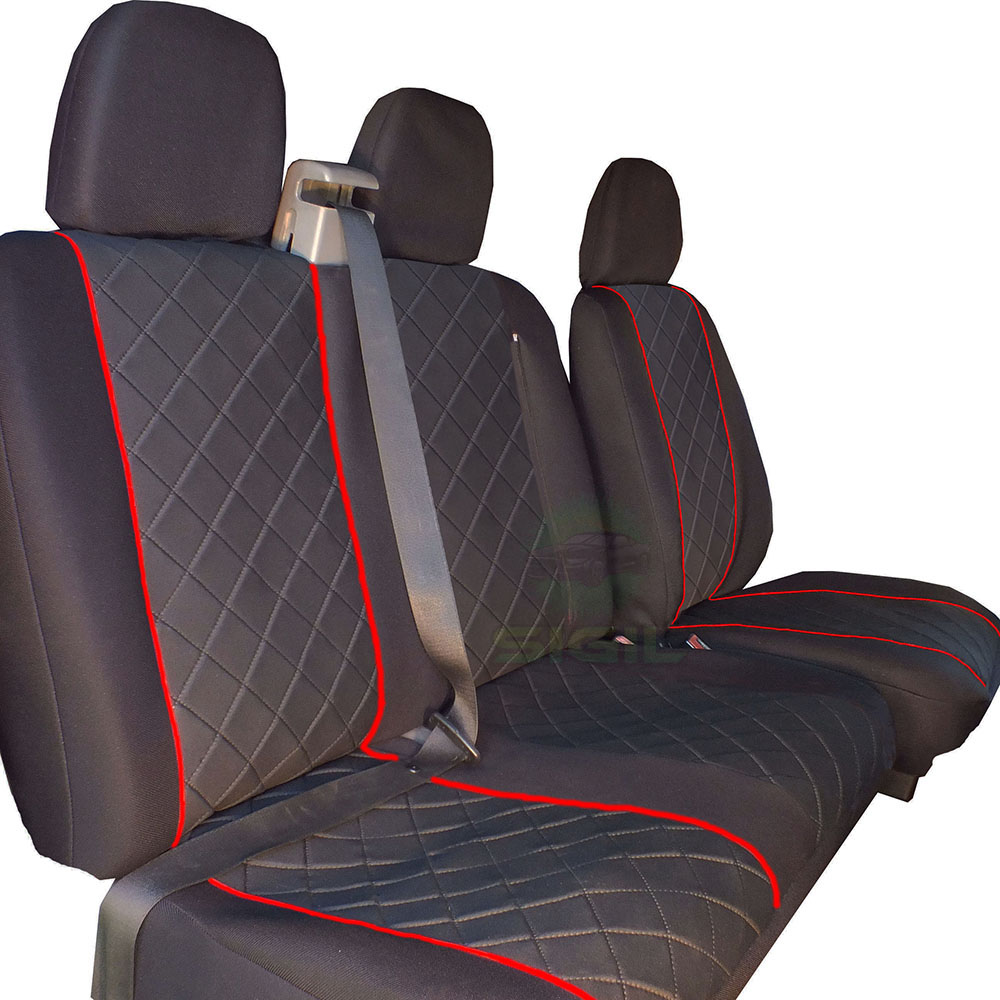 Pokrowce MERCEDES SPRINTER,VW CRAFTER 06 -2017 Kolor czerwony niebieski szary