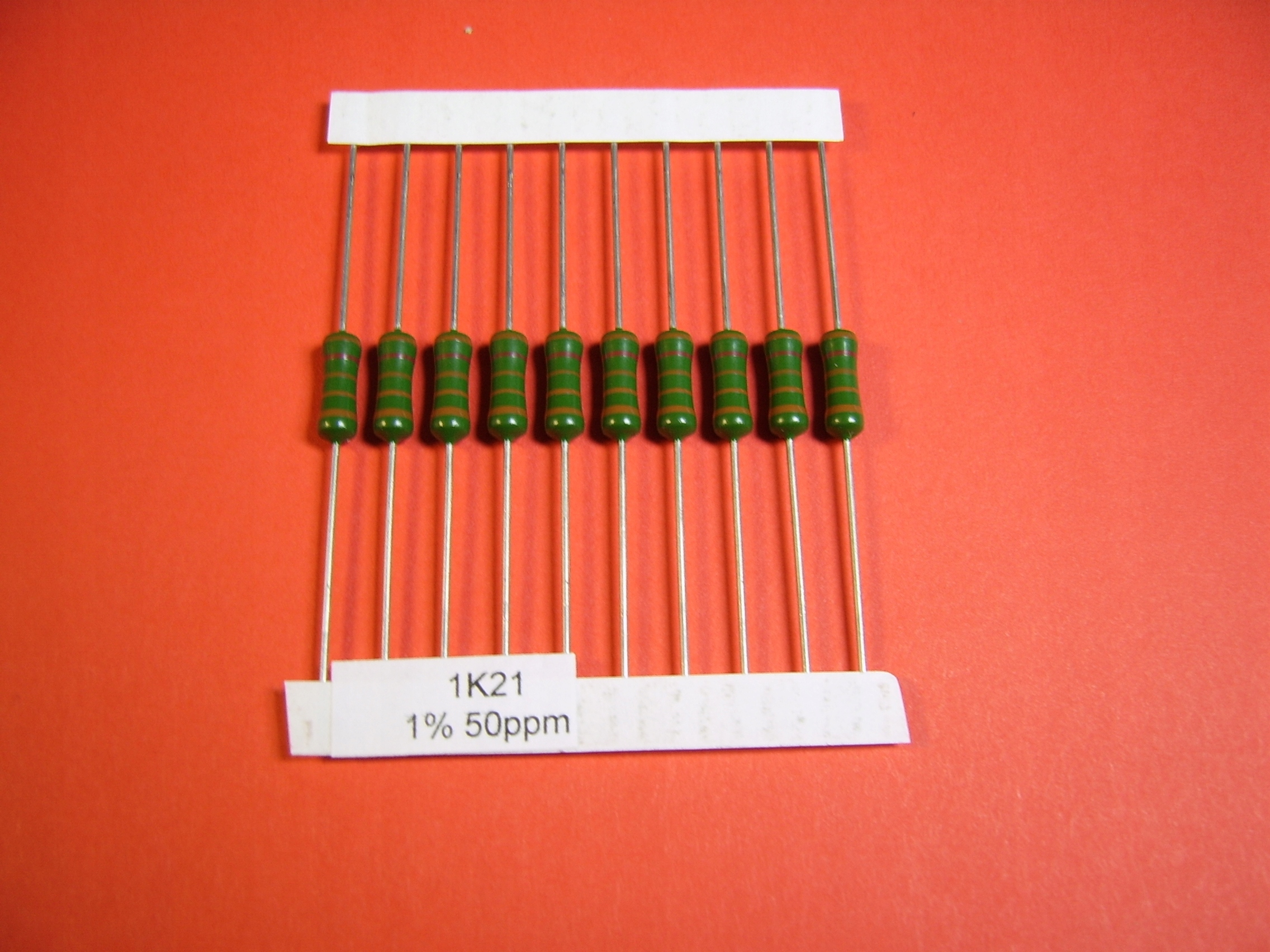 10szt] 1k21 1W 1% 50ppm Rezystor SMA0411 low noise