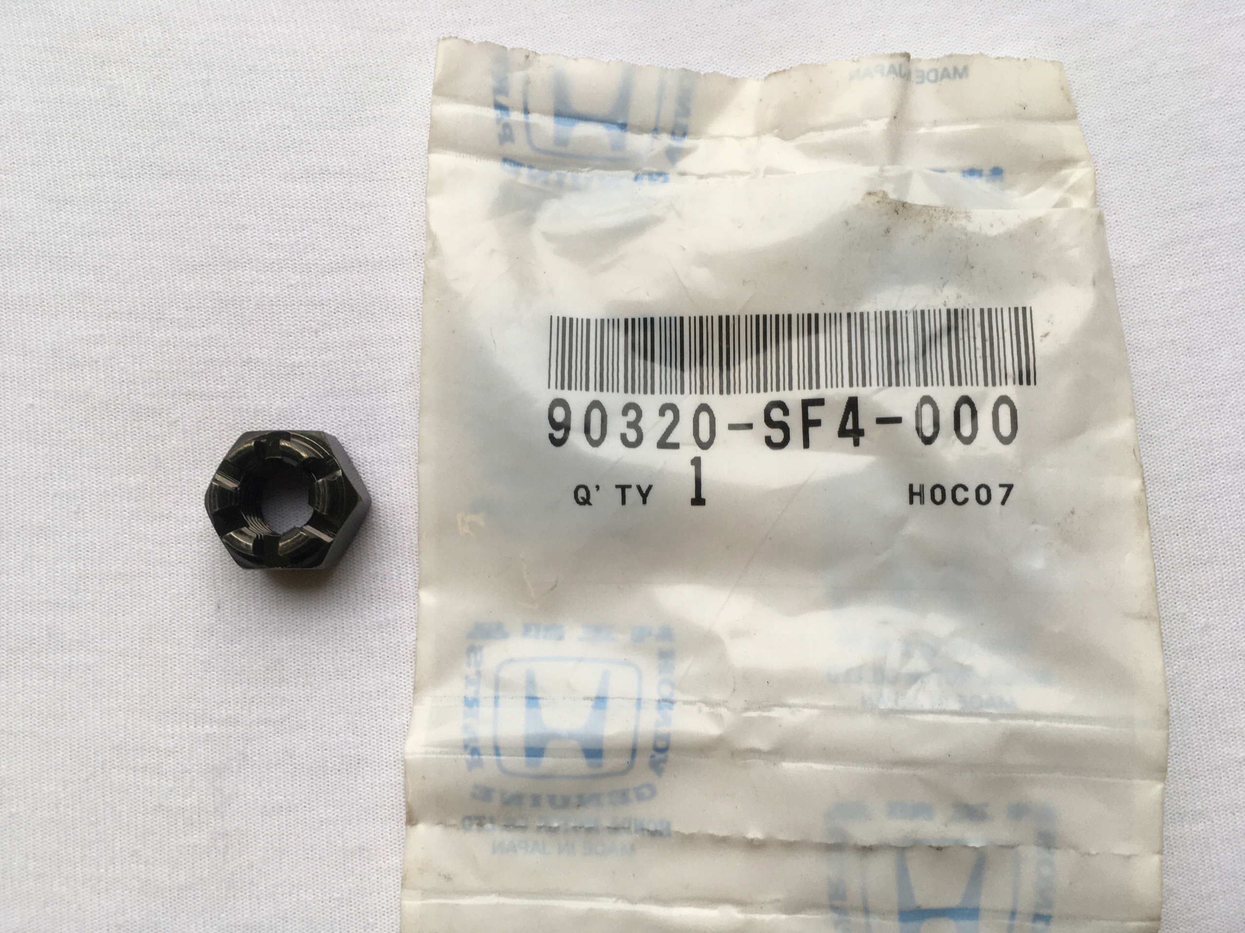 90320-SF4-000 NAKRĘTKA M10 KOŃCÓWKI DRĄŻKA HONDA