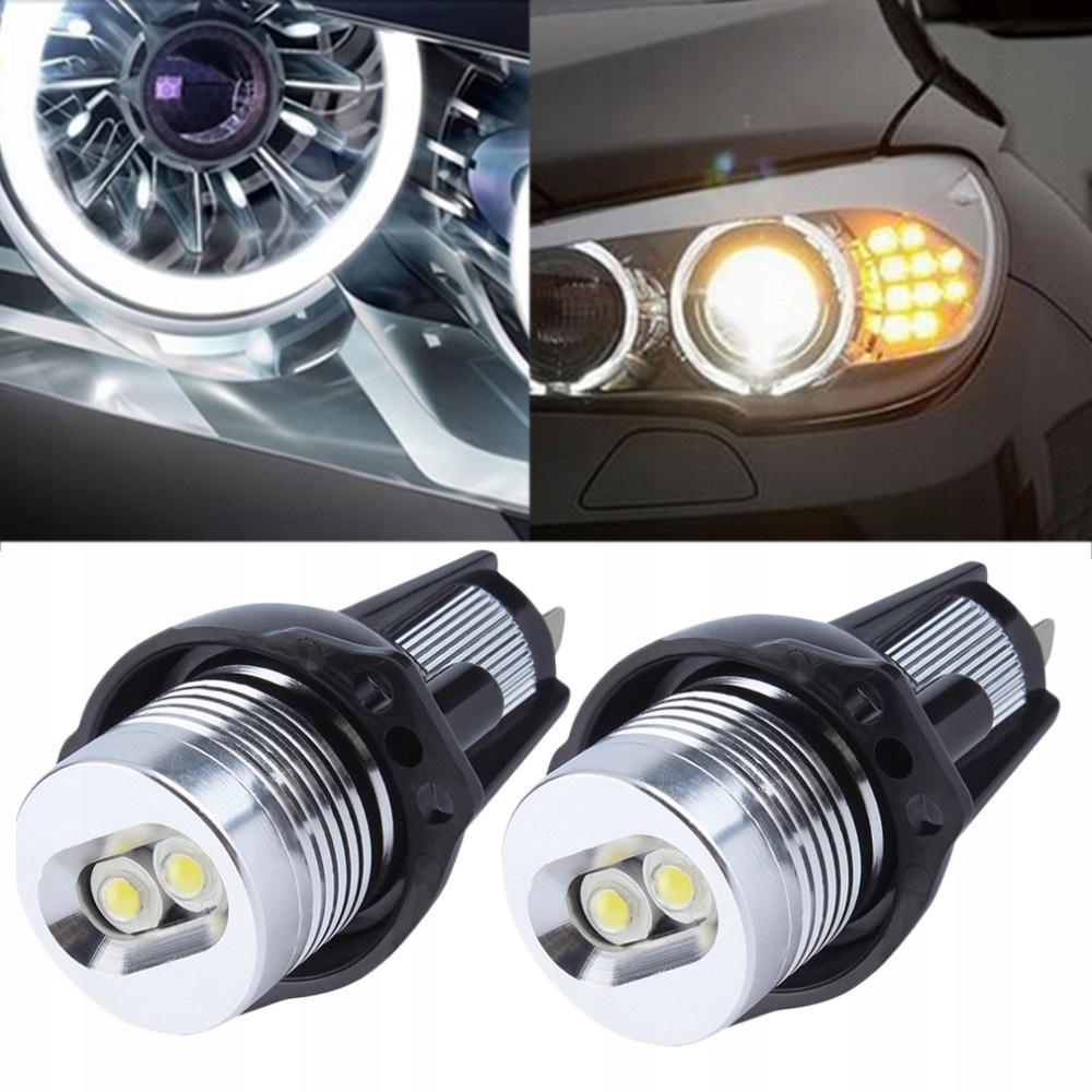 Żarówki Ringi Angel Eyes Marker Markery Led 12W do Bmw 3 E90 E91 2szt 7000K