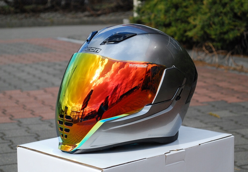 Wizjer do kasku ICON AIRFLITE lustro red Type Integral Full