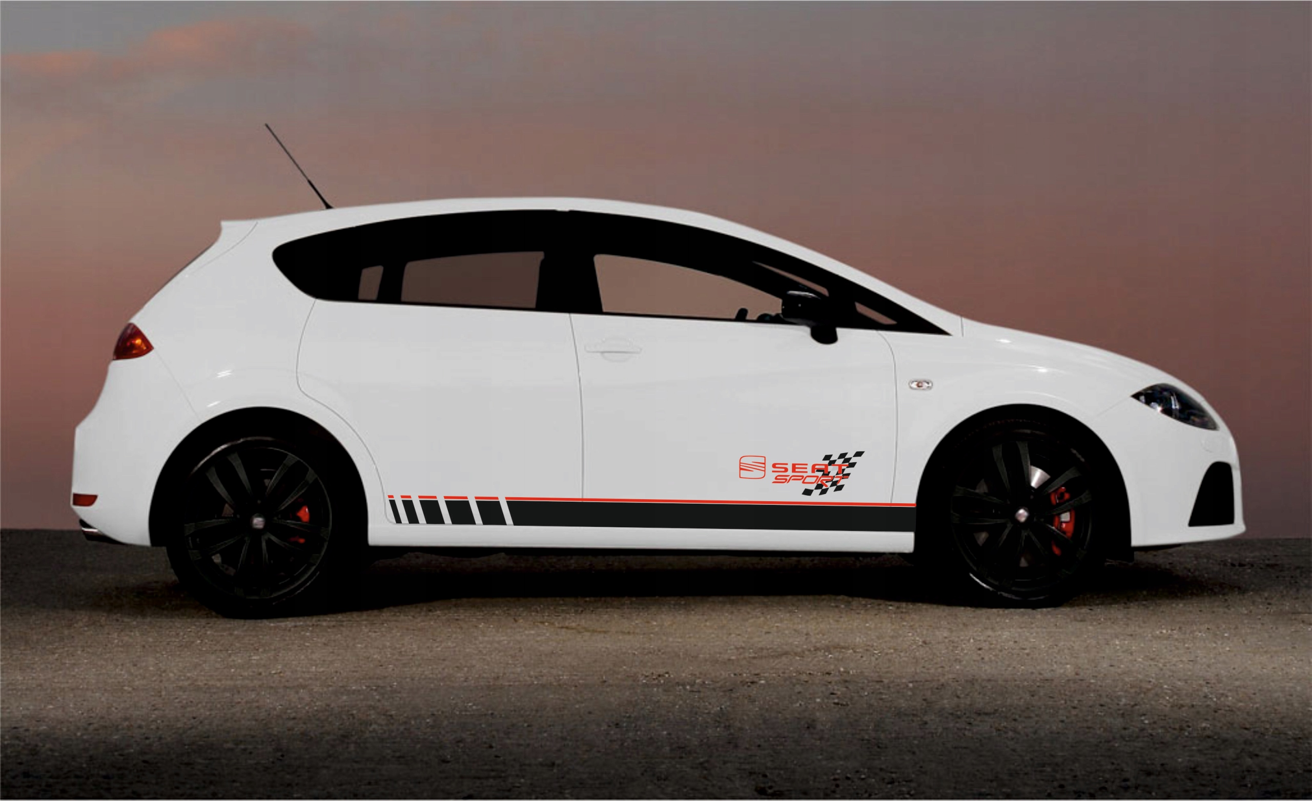 NAKLEJKI NAKLEJKA SEAT LEON 2 I 2 LIFT FR CUPRA