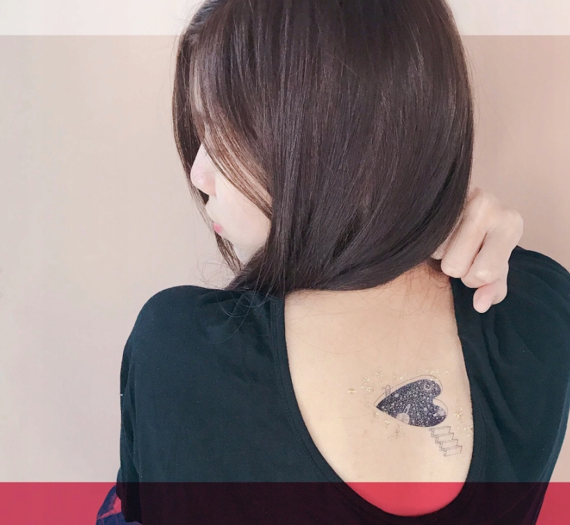 Paperself wodny tatuaż damski kolorowy Imagination Marka Paperself