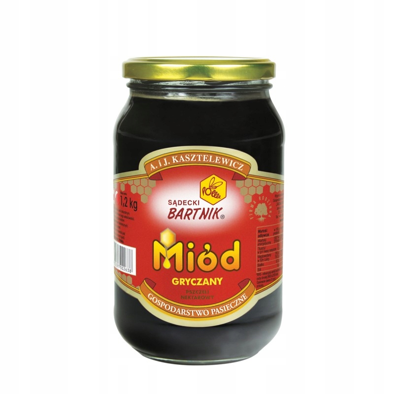 Levně Pohankový med tekutý Bartnik Sądecki 1,2 kg