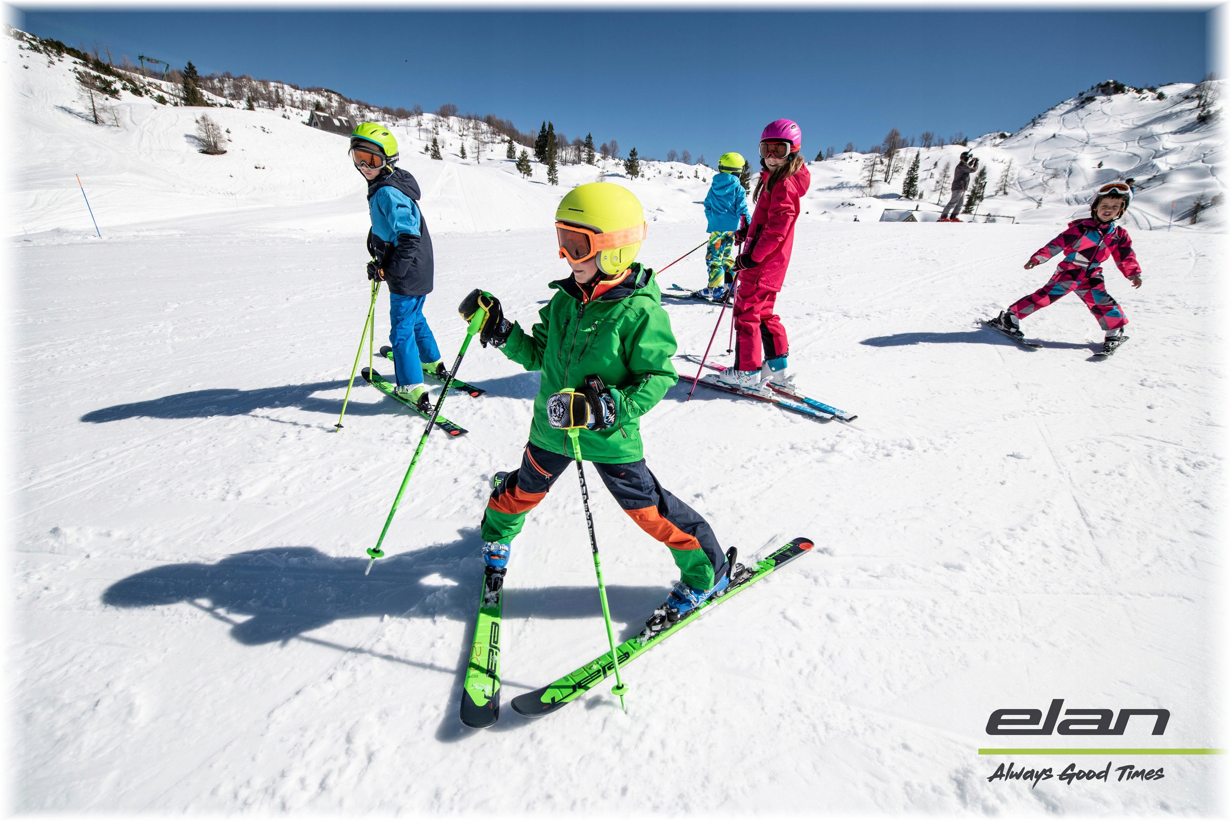 Narty dziecięce ELAN JETT QS EL4.5 U-Flex 110cm Model JETT