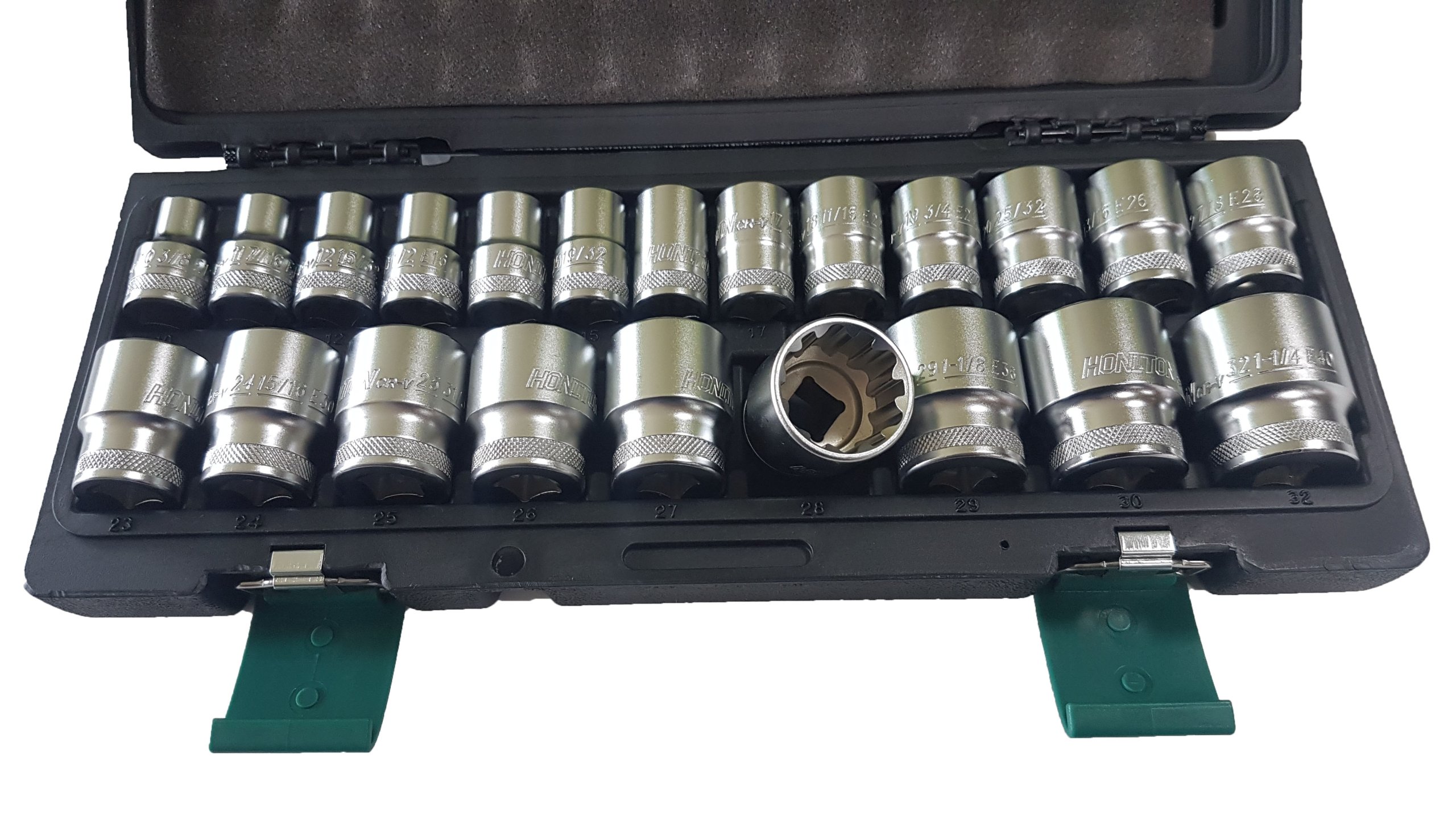 

Honiton Komplet Nasadek Nasadka 1/2 Spline 22 Szt