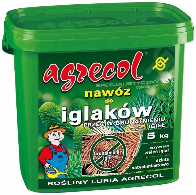 

Nawóz do Iglaków Przeciw Brunatnieniu 5 kg Agrecol