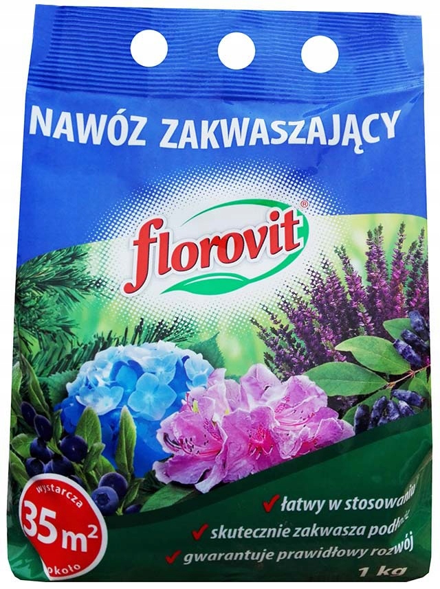 FLOROVIT NAWÓZ ZAKWASZAJĄCY 1kg 35m2 Borówki