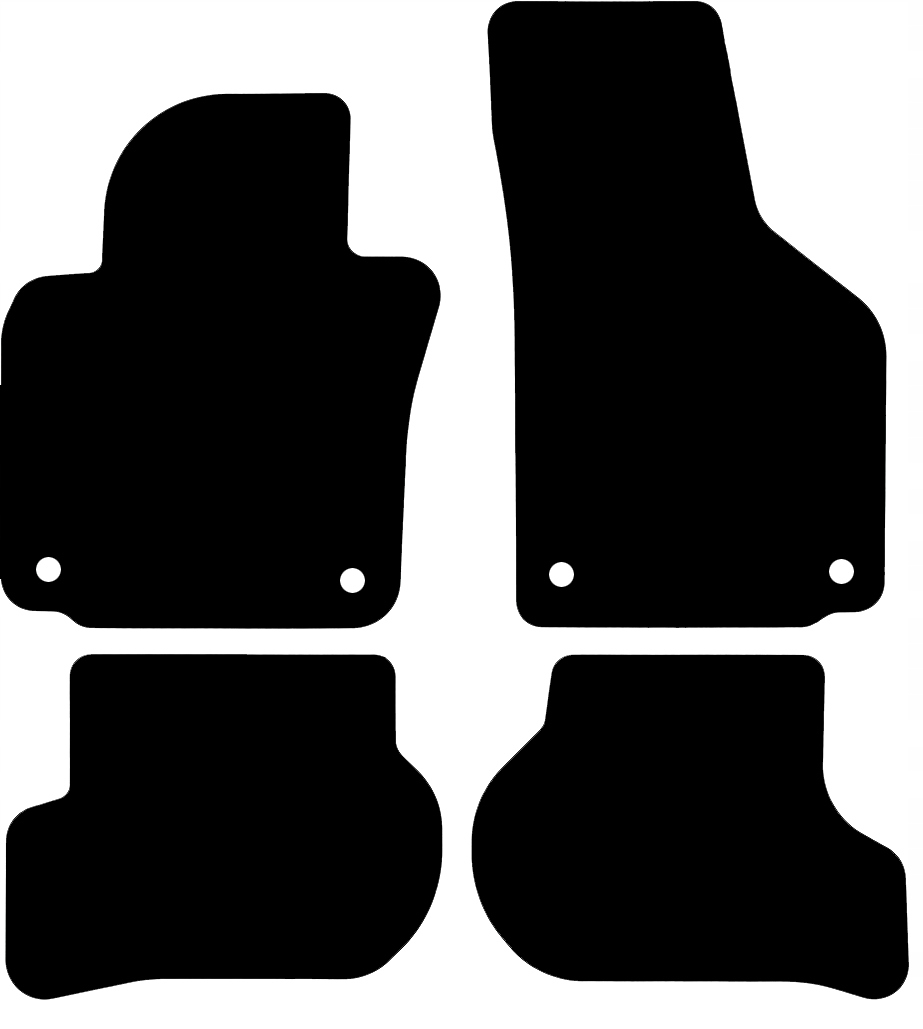 ДЕШЕВІ килимки + кріплення до: VW Scirocco III / 3