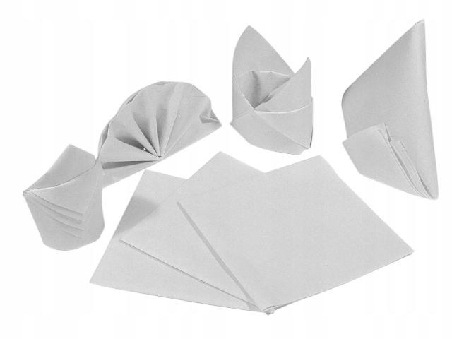 

Serwetki Airlaid 40x40 popielate 50 sztuk