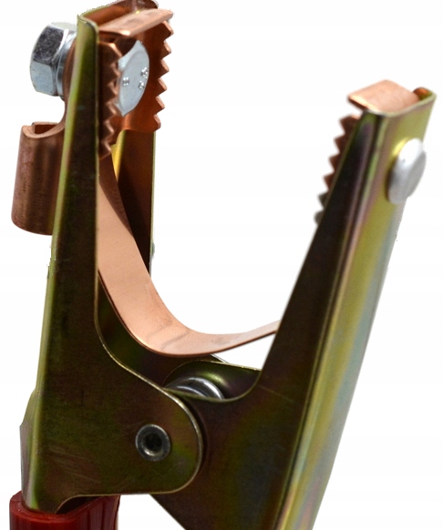 Zaciski do akumulatorów 900A krokodyl żaba POLSKI Długość 0.2 m