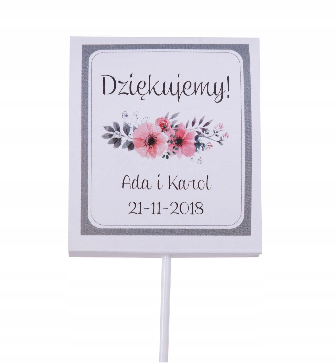 

rustyklane kwiatowe lizaki-podziękowania dla Gości