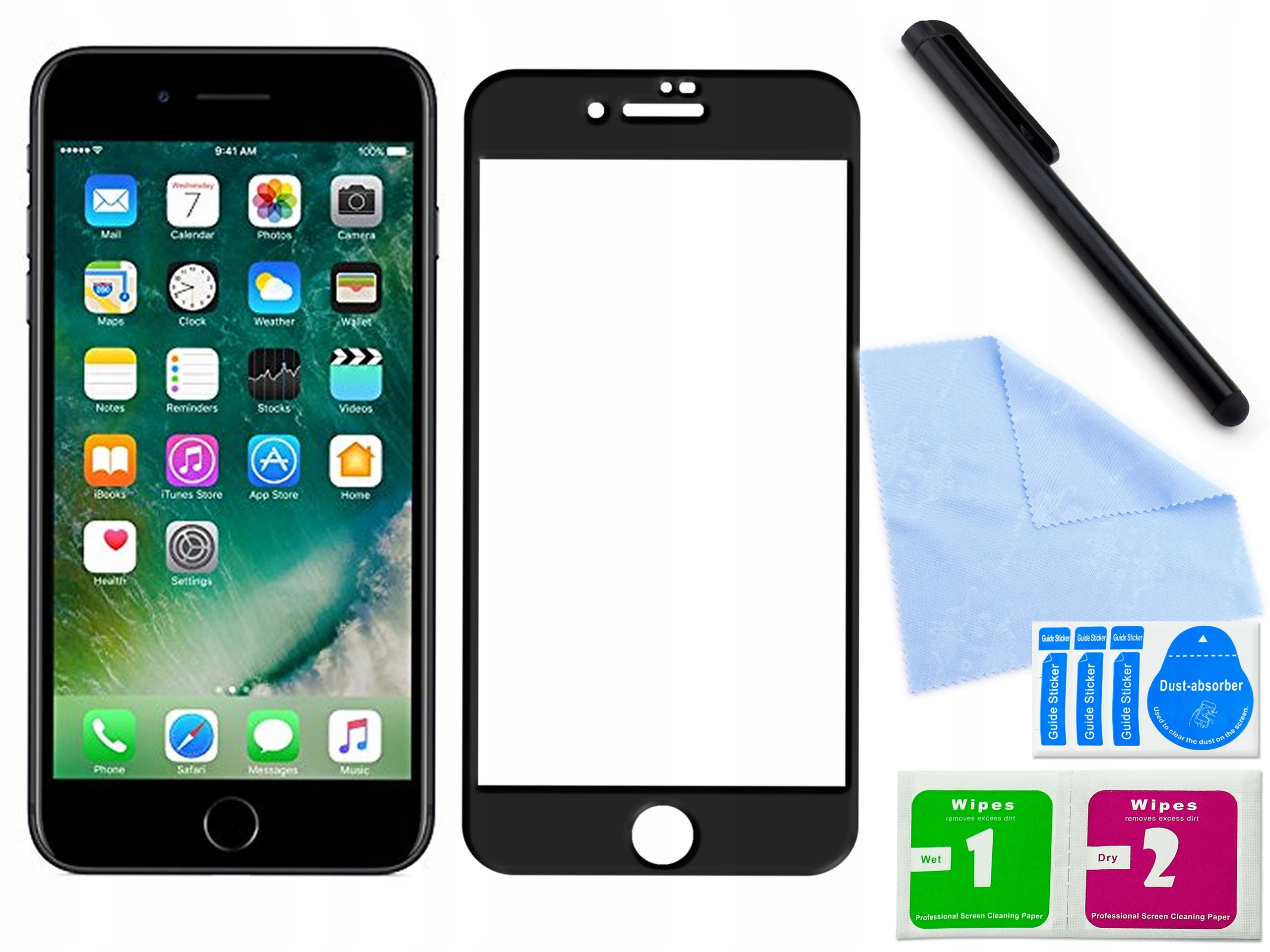 

Szkło hartowane 3D do Apple iphone 7 Plus Czarny