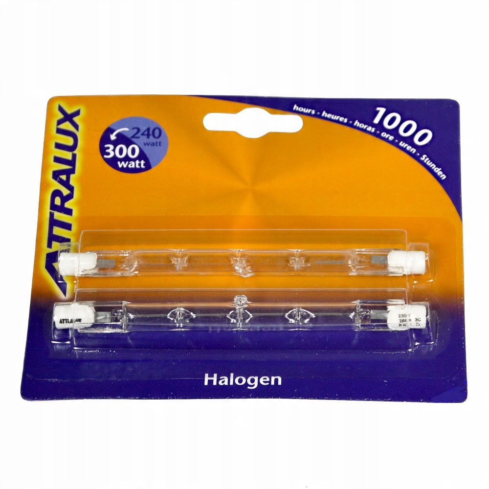 

Żarówka Żarnik Halogen 300W 118MM 230V 2 Sztuki