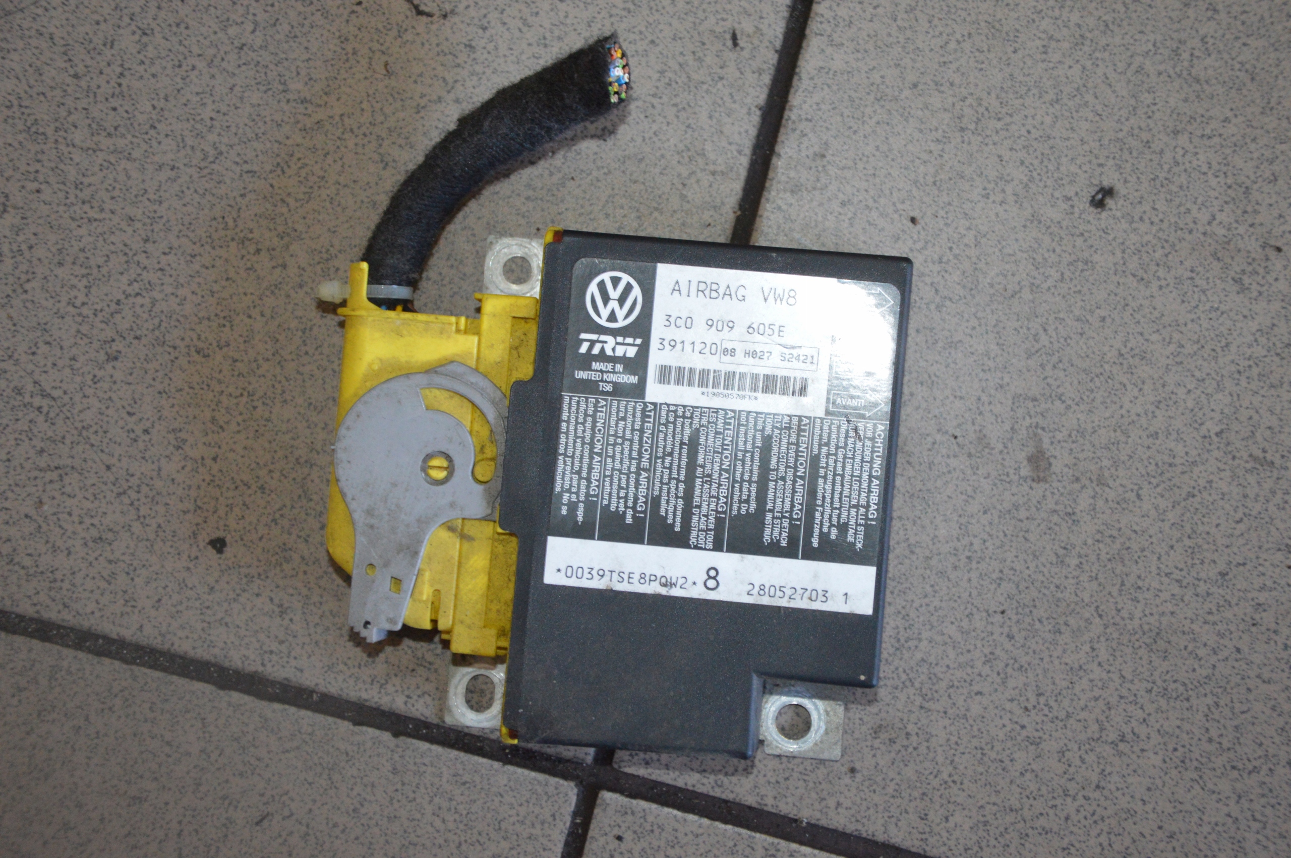 Seat Leon II Sensor Air-Bag 3C0909605E