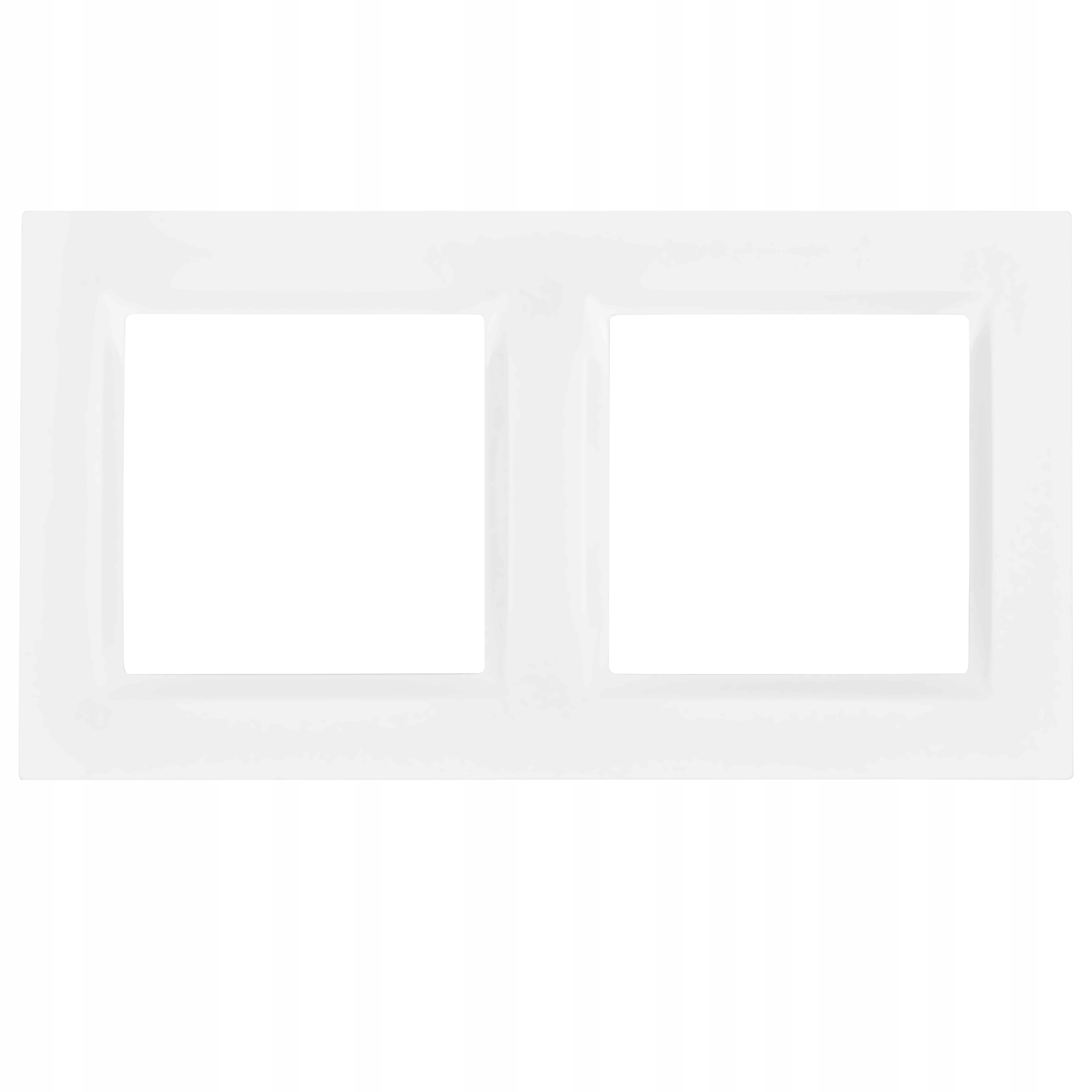 Ramka podwójna Kontakt-Simon CR2/11 biała