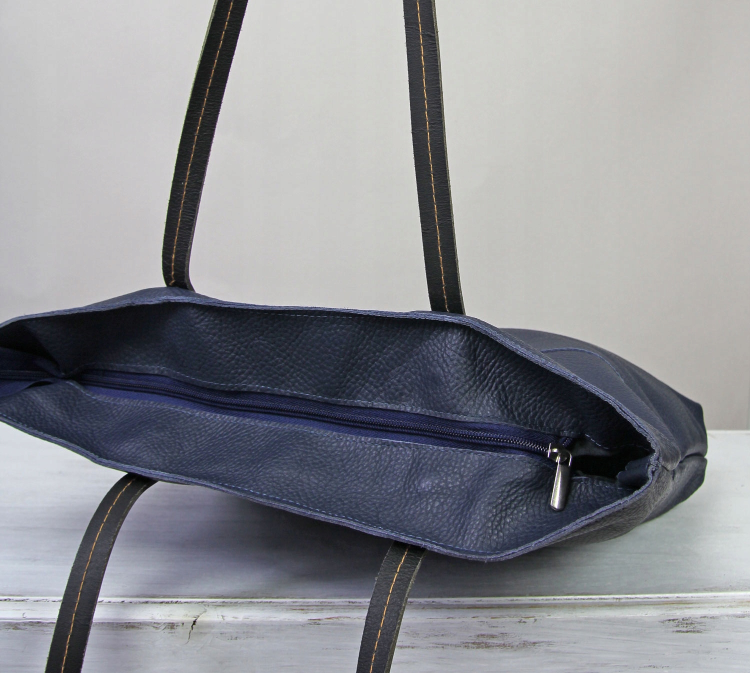 TOREBKA SKÓRZANA SHOPPER BAG 100% SKÓRA NATURALNA Wielkość duża (mieszcząca A4)