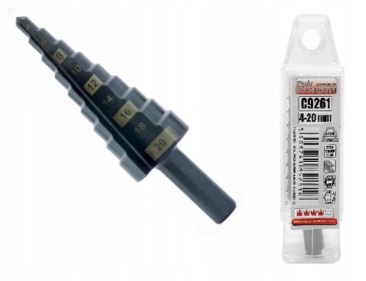 

Richmann Wiertło Stożkowe Stopniowe 4-20mm C9261