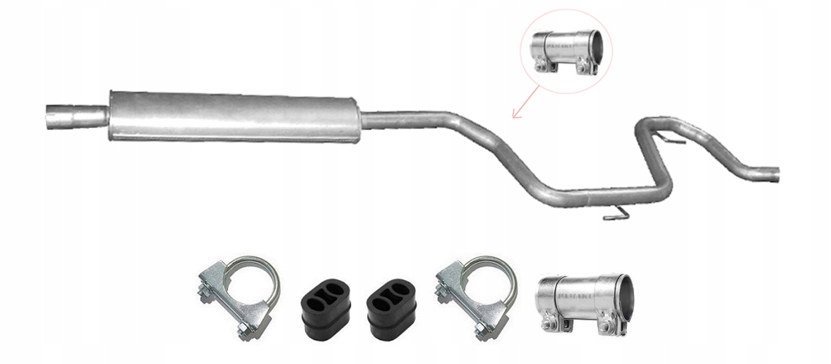 Saab 9-3 1.8 2.0 (od 2002) Sedan Cabrio Kombi Tlumič