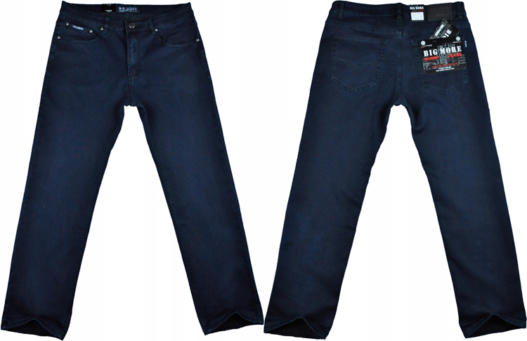 Spodnie męskie jeans Big More 629 grafit L30 pas 94 cm 37/30 Marka Big More