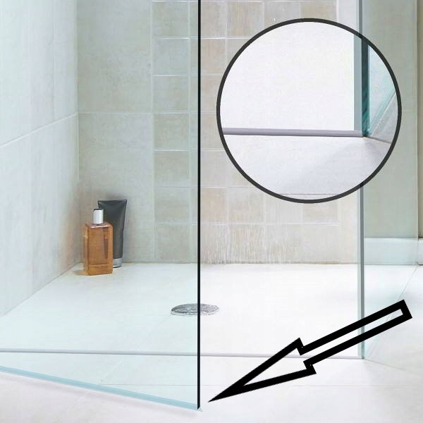 USZCZELKA DOLNA DO KABINY PRYSZNICOWEJ -DRZWI WNĘKOWYCH -SZYBA 6-8 mm 65 cm Rodzaj uszczelka