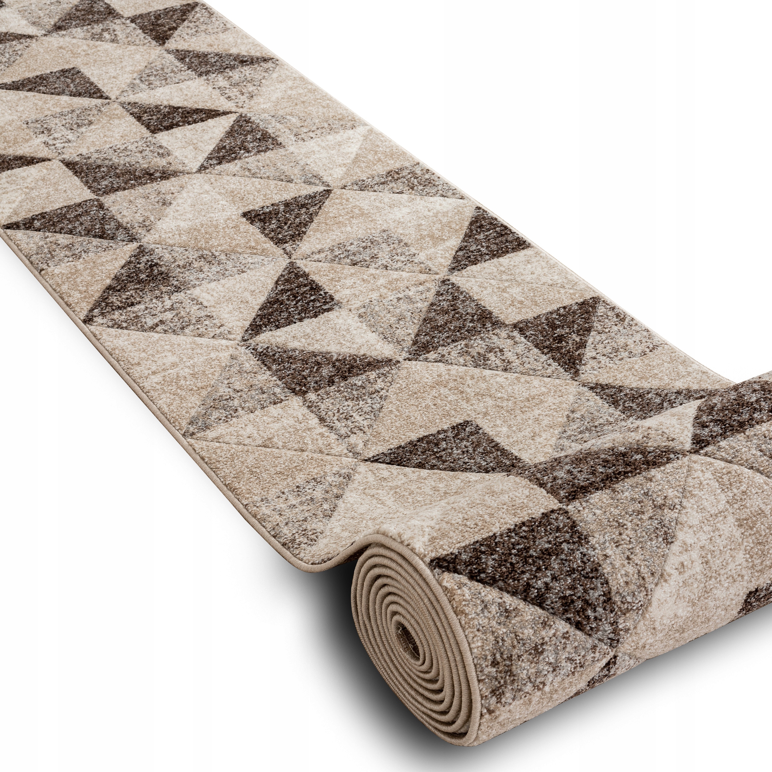 

Chodnik Feel 70 cm Trójkąty beż brąz krem *Q2605