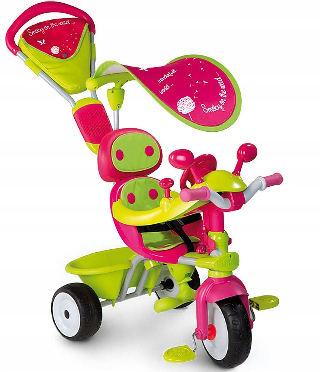 

Smoby Trójkołowy Rowerek 4w1 Baby Driver ciche koł