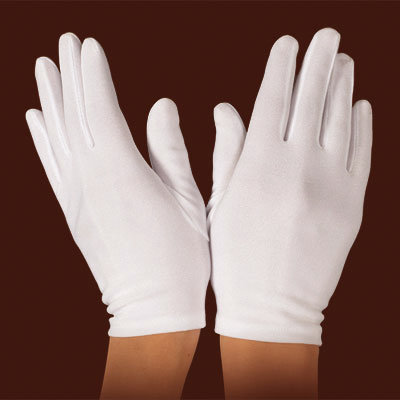 Białe Rękawiczki Komunijne GŁADKIE dla Chłopca lub Dziewczynki Rodzaj pięciopalczaste