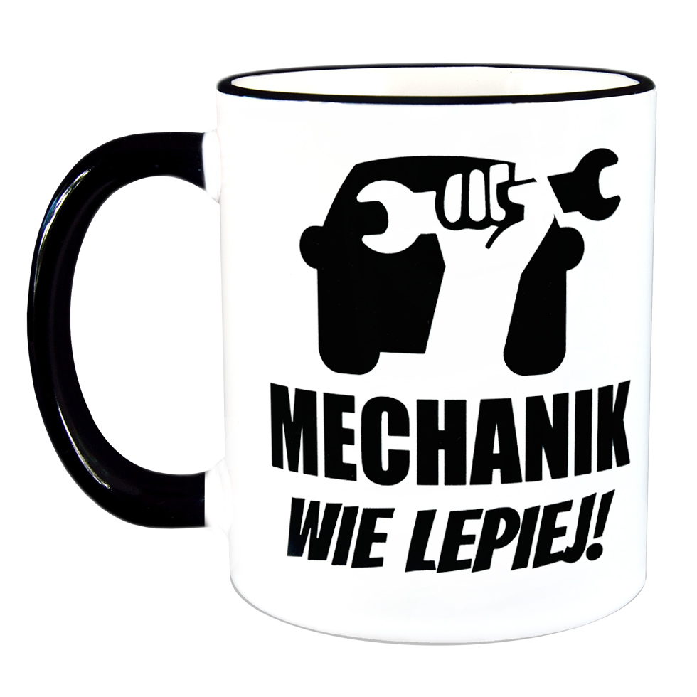

Śmieszny Kubek Dla Mechanika, Mechanik Wie Lepiej!