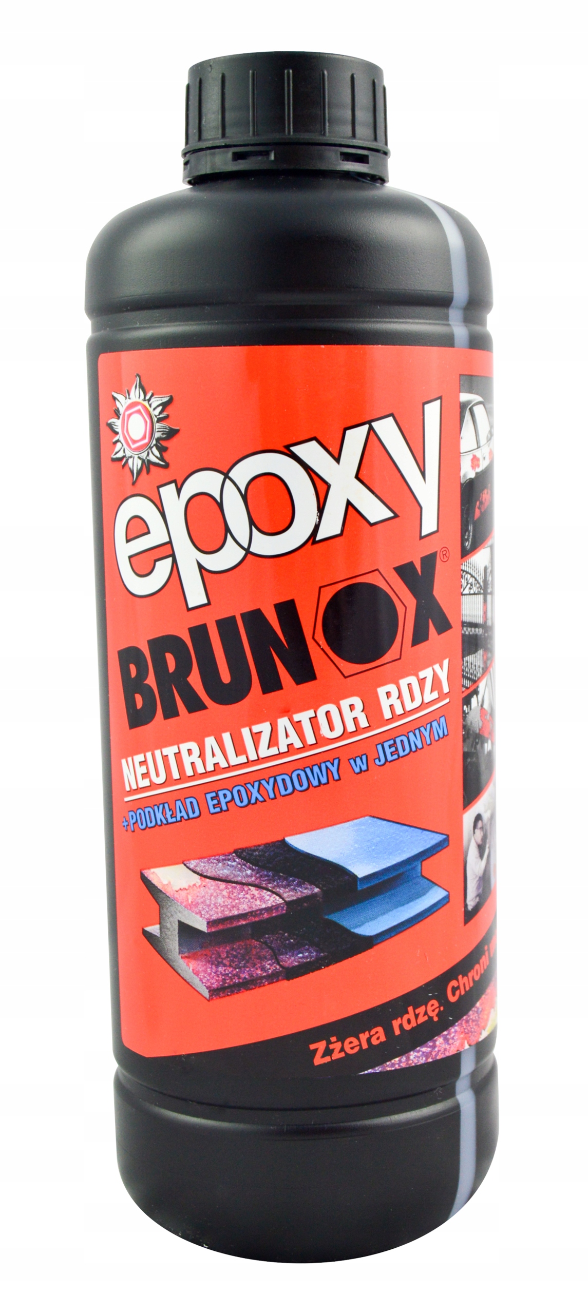 Neutralizator rdzy podkład 2w1 Brunox Epoxy 1000 ml