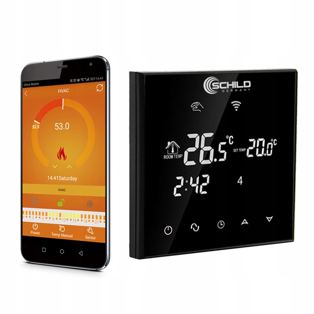 

Regulator Temperatury Pokojowy Termostat Wifi 230V