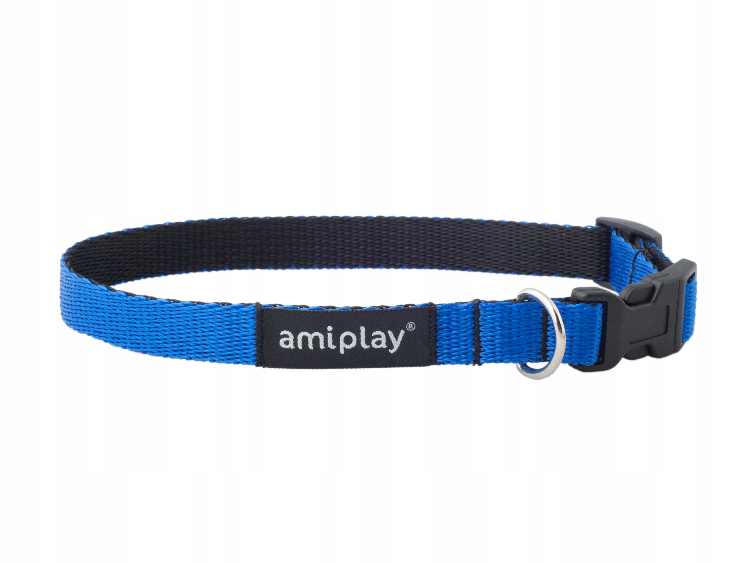 

amiplay Obroża regulowana Twist L Niebieska