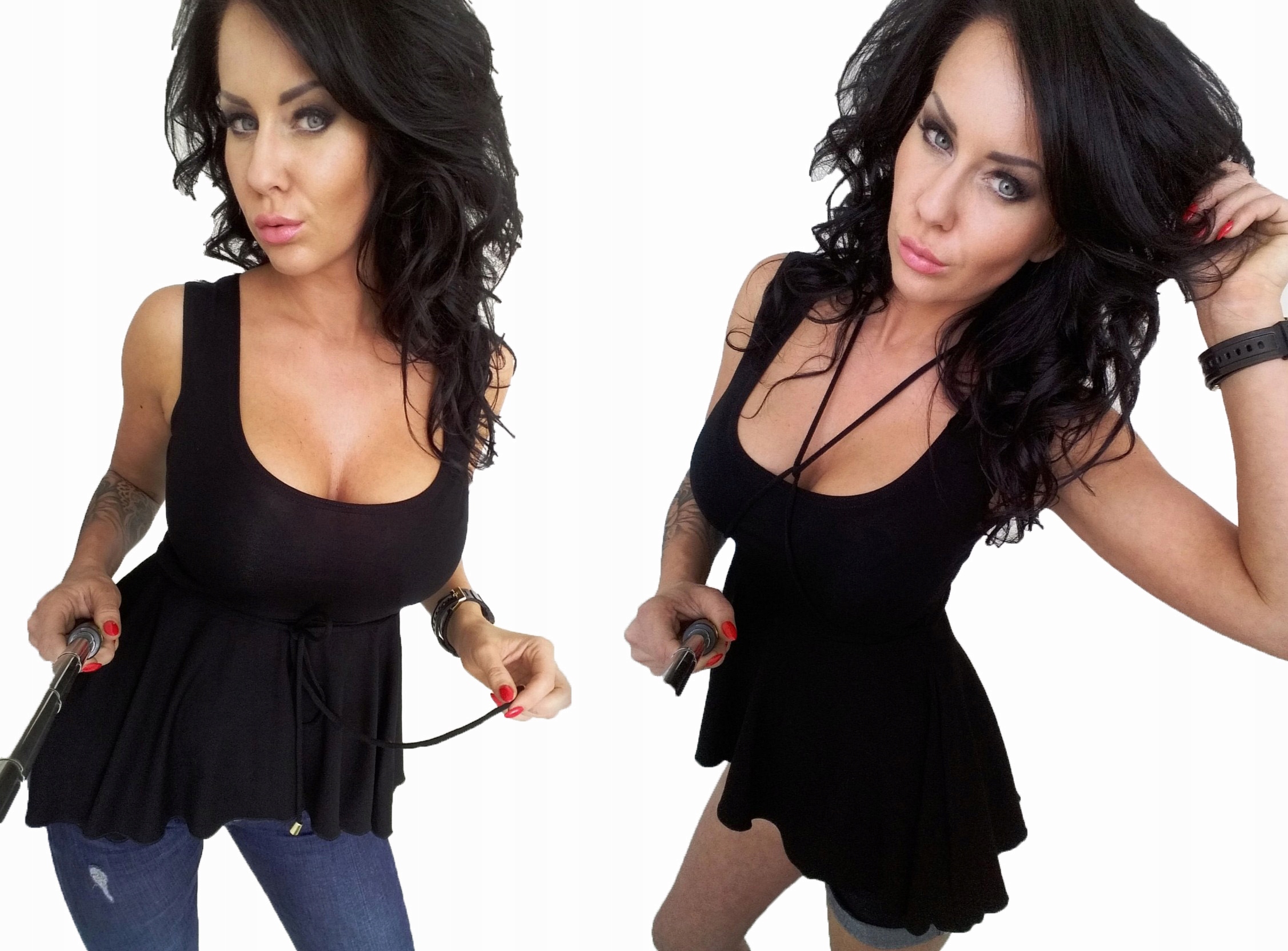 

LipMar Top falbanka hiszpanka kolory S 36