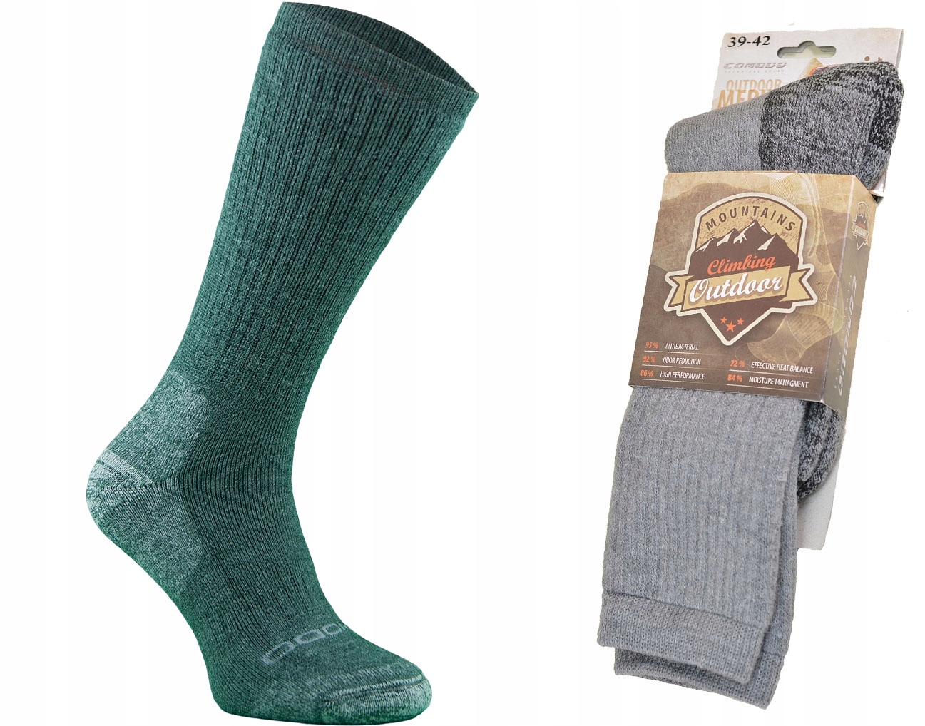 

Trekkingowe Stwa Medium Wełna Alpaka Merino kh4346