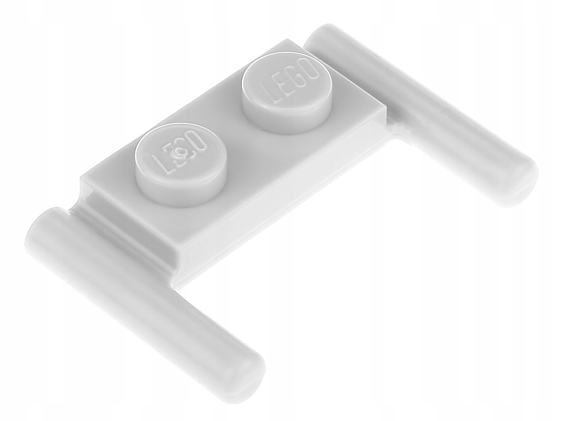 

Lego Płytka z prętami 1x2 3839b szara jasna 2 szt.