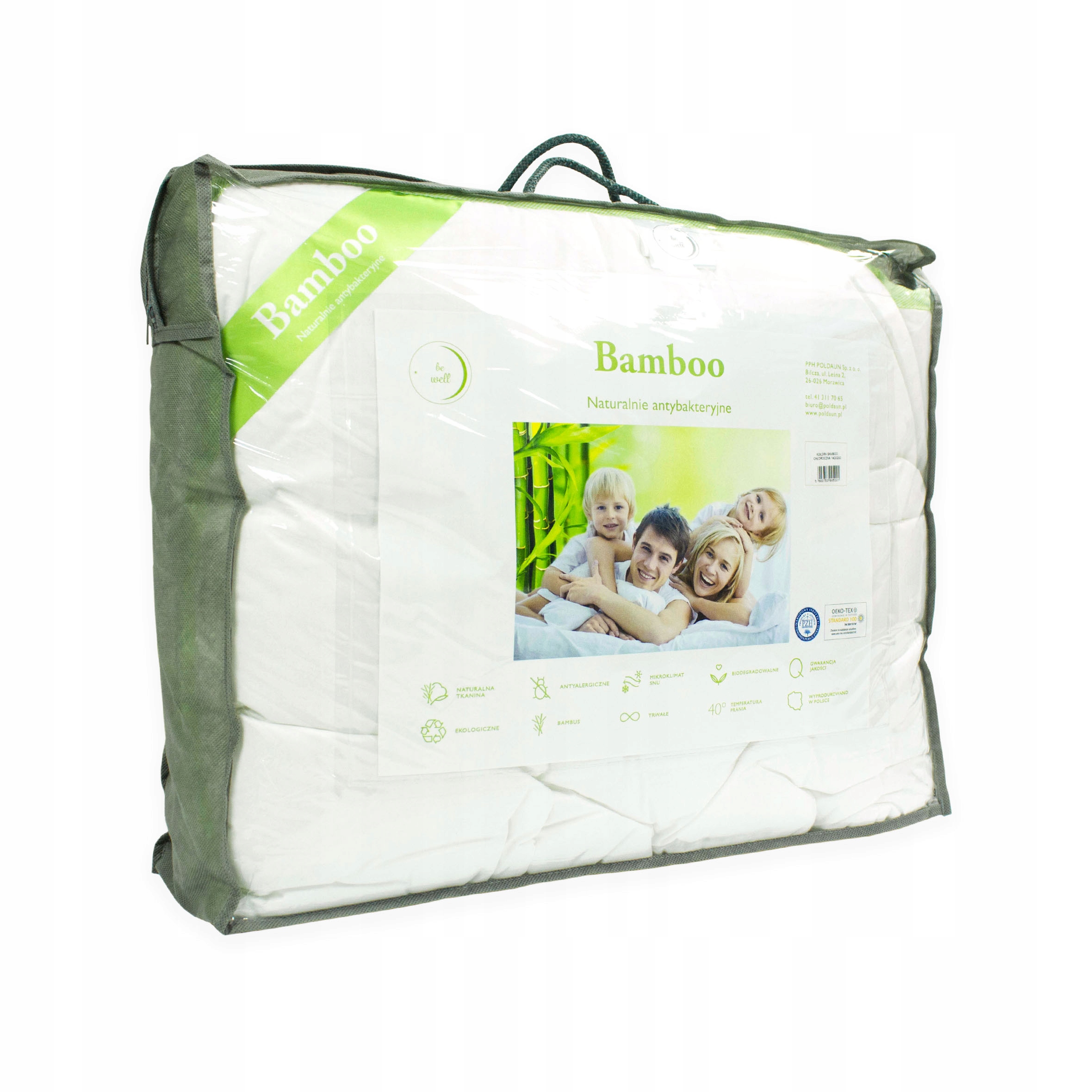 KOŁDRA BAMBUSOWA ANTYALERGICZNA 140x200 CAŁOROCZNA EAN (GTIN) 5903753005221
