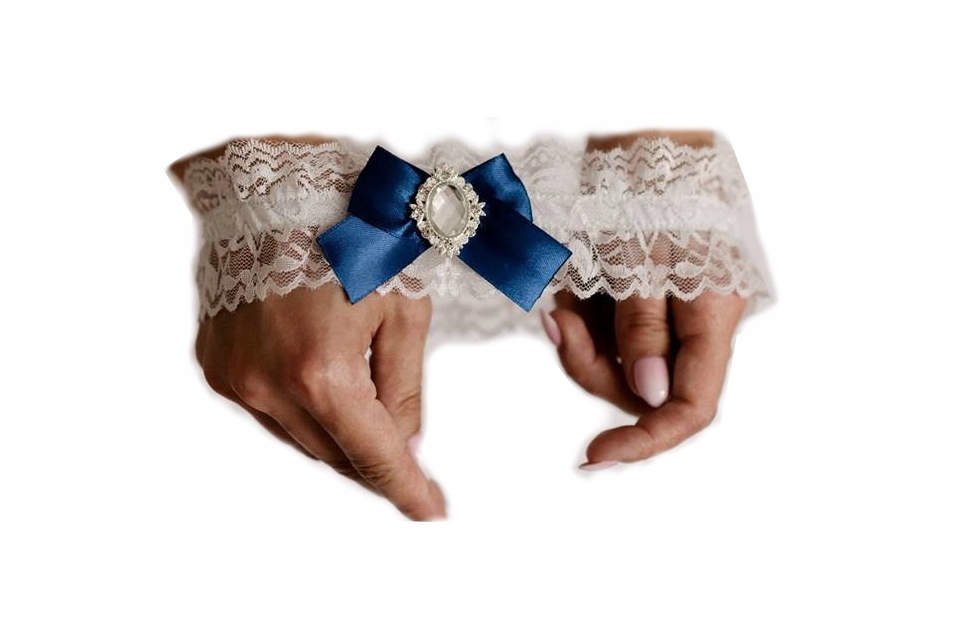 

Podwiązka ślub M zwykły biel,ecru,błękit