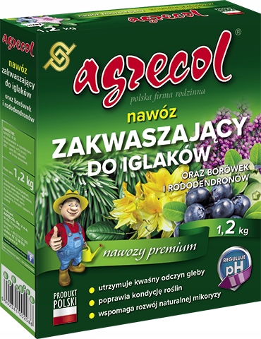 

Nawóz Zakwaszający Iglaki 1,2KG Agrecol Borówki