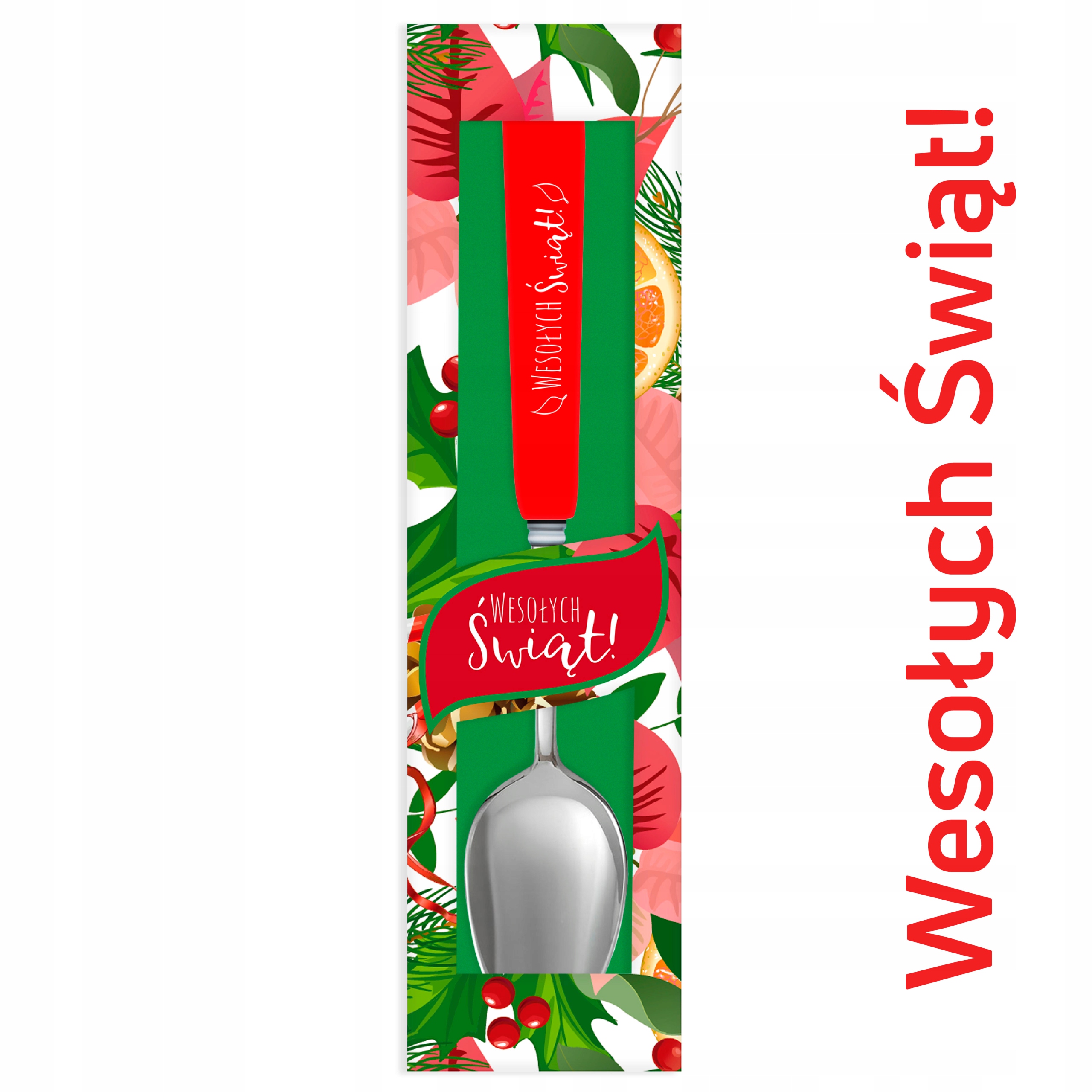 

Łyżeczka Wesołych Świąt! w kwiaty