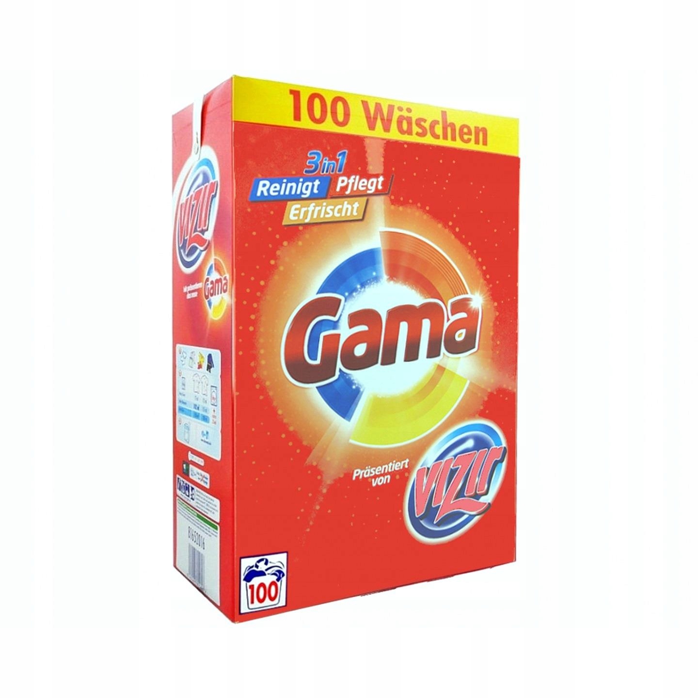 

Gama Vizir 100-200 p Proszek Do Prania 6,5 kg De
