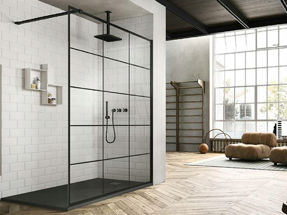 Ширма душевая VITARTA Loft 80x120x190см