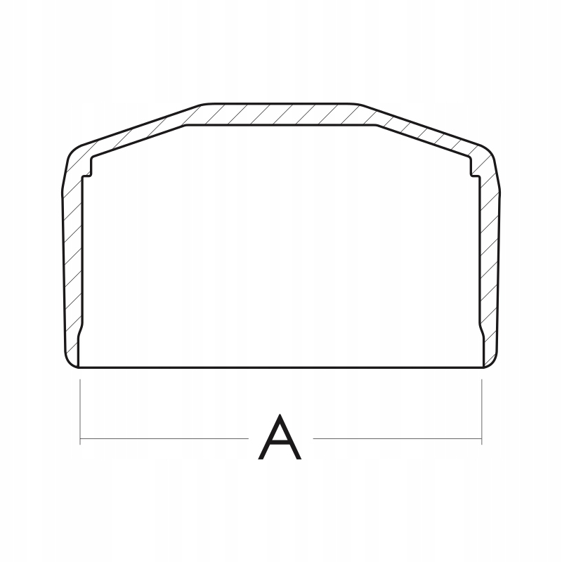 Zaślepka - Kapturek 80x80 - 1 szt. Marka Tomino