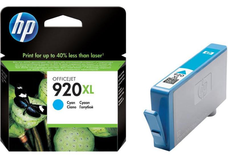 Tusz org. Hp 920XL Cyan CD972AE 6000 6500A 7500A