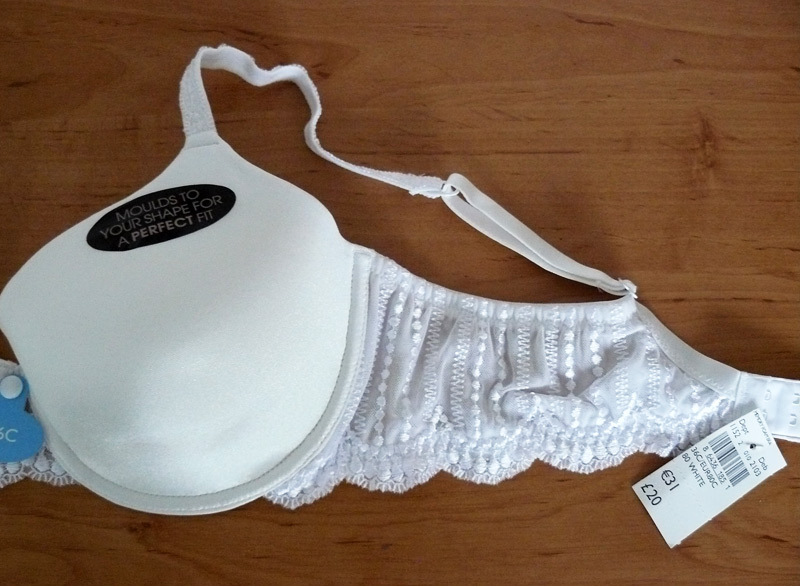 BIUSTONOSZ DEBENHAMS NOWY METKI UK 36DD EUR 80DD Kolor biały
