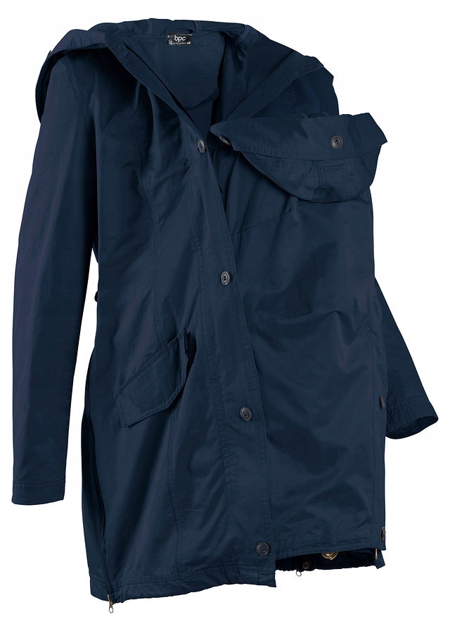 H659 PARKA CIĄŻOWA Z WSTAWKĄ NIEMOWLĘCĄ R.40